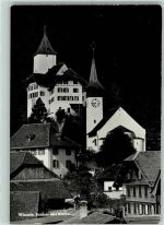 3752 Wimmis - Feldpost Schloss und Kirche