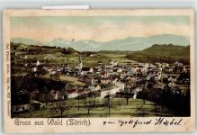 8636 Wald ZH Lithographie Kirche