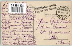 1000 Lausanne Losanna 1905 Gebrauchsspuren