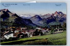 1885 Chesières - Dents du Morcles Glacier du Trient Dents du Midi