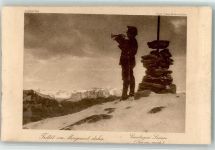 Trompeter Cantique suisse Gipfel Militär Schweiz