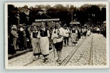 3000 Bern Berne Privatfoto AK Festzug Trachten Cafe Zum Klösterli Ort lt. Stempel