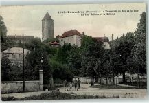 2900 Porrentruy Pruntrut 1911 - Tour Refouss Chateau Promenade du Bas de la Ville