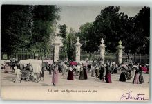 1200 Genève Genf 1905 Gebrauchsspuren Les Bastions un jour de fete
