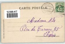 1200 Genève Genf 1905 Gebrauchsspuren Les Bastions un jour de fete