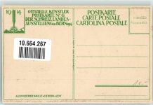 Bern Berne 1914 Künstlerkarte Landesausstellung Weinbau sign. A.Tieche Offizielle Künstlerpostkarte No.6