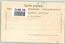 3818 Grindelwald Lithographie Gletscher Gletscherhöhle Edelweiß