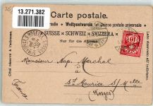 6000 Luzern Lucerne 1900 Lithographie Vierwaldstättersee Schwan Seitenraddampfer Helvetia Ort lt. Stempel