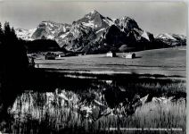 9658 Wildhaus Gebrauchsspuren Schwendisee, Schafberg, Säntis
