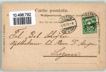 6000 Luzern Lucerne - Bergmühle Pferde Ort lt. Stempel