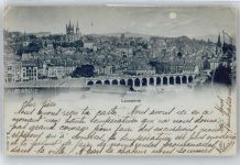 1000 Lausanne Losanna - Brücke Panorama AKU2