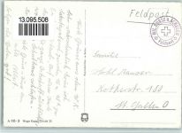 6285 Hitzkirch - Teilansicht Kirche Luftaufnahme Feldpost