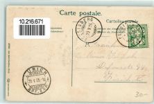 8835 Feusisberg 1905 - Feusisgarten und Zürichsee Wappen