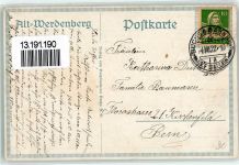 9470 Werdenberg Künstlerkarte sign. Haus