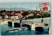 4000 Basel Bâle 1911 - Rheindampfer