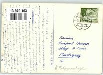 7180 Disentis Mustér Fotomontage AK Matura 1954