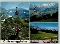 Chäserrugg - Chäserruggbahn Iltios-Chäserrugg Luftseilbahn mit Iltios Churfirsten Alpstein Ziegen