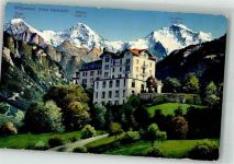 3812 Wilderswil 1918 Foto AK Hotel Schönbühl