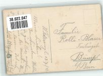 3812 Wilderswil 1918 Foto AK Hotel Schönbühl