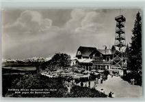 8143 Uetliberg - Restaurant Uto Kulm Gartenterrasse Berneralpen