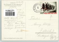 8000 Zürich - Pfalzgasse mit Petersturm sign Hugo Frey