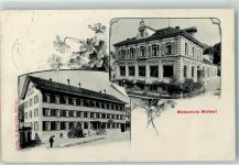 9630 Wattwil 1915 Gebrauchsspuren Webschule