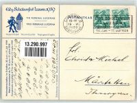 6000 Luzern Lucerne Künstlerkarte Eidg. Schützenfest 1939 Schützenkönig Sonderstempel