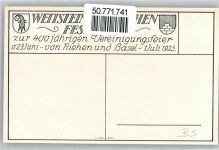 4125 Riehen Künstlerkarte Festkarte