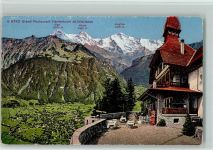 3800 Interlaken - Grand Restaurant Harderkulm ob Interlaken Eiger Mönch Jungfrau
