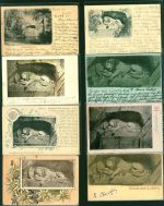6000 Luzern Lucerne Kleinposten bis 20 Löwendenkmal Lot mit 9 AK, 1897-1911; überwiegend gute Erhaltung, größtenteils gelaufen