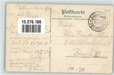 4500 Solothurn Soleure 1909 Gebrauchsspuren Buchstabenkarte Einsiedelei St.Verena