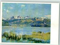 Arlesheim Thunersee sign. Ferdinand Hodler Kunsthaus Pro Infirmis Schweiz Künstlerkarte