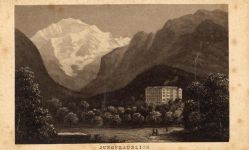 Jungfrau BE - ca.1880 Format 11x6,5 cm