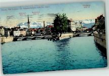 8000 Zürich 1914 - Limmat Bahnhofsbrücke