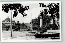 9056 Gais - Dorfplatz Brunnen