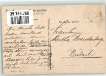 sign. Kaulbach Wilhelm v. Baumgarten auf der Flucht Verlag Hirsch u. Johannes Blanke Serie I. No. 6. Motiv Schweiz Künstlerkarte