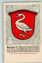 1930 - Zürcher Gemeindewappen Serie I Nr. 2 , sehr gute Erhaltung AK