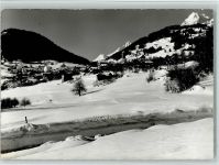 7158 Waltensburg Vuorz Staziun - mit Brigelserhörner Winter