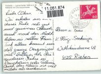 7077 Valbella - Churerjochkette Skifahrer Winter