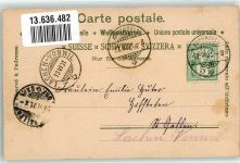 9050 Appenzell 1901 Lithographie Schloss Wildkirchli Hotel Hecht Seealpsee Hotel Pension Weissbad