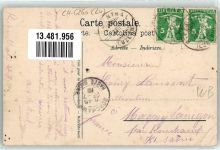 6260 Reiden 1910 Gebrauchsspuren Kur- und Wasserheilanstalt Richenthal Lithographie