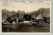 9658 Wildhaus 1925 Foto AK Kirche