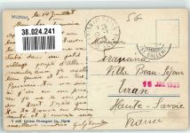 9658 Wildhaus 1925 Foto AK Kirche