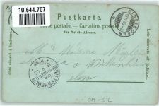 8840 Einsiedeln 1905 Lithographie Mondschein