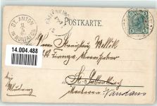 Nr. 364 Wappen Helvetia 1905 Lithographie / Künstlerkarte