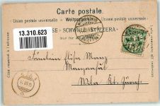 8400 Winterthur 1899 Lithographie Gruß aus