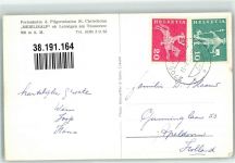 3706 Leissigen 1957 Foto AK Pension Ferienheim d. Pilgermission St. Chrischona