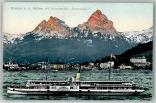 6440 Brunnen Foto AK Salondampfer Unterwalden