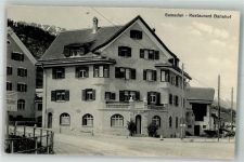 7503 Samedan Samaden Foto AK Gasthaus Bahnhof
