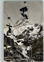 Grindelwald Winter Seilbahn First-Bahn Schreckhörner